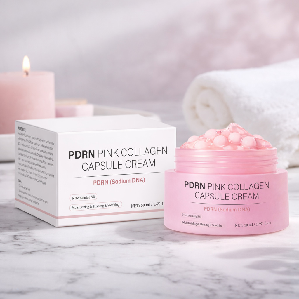 Skincare Glowing - Creme de colágeno em cápsulas de