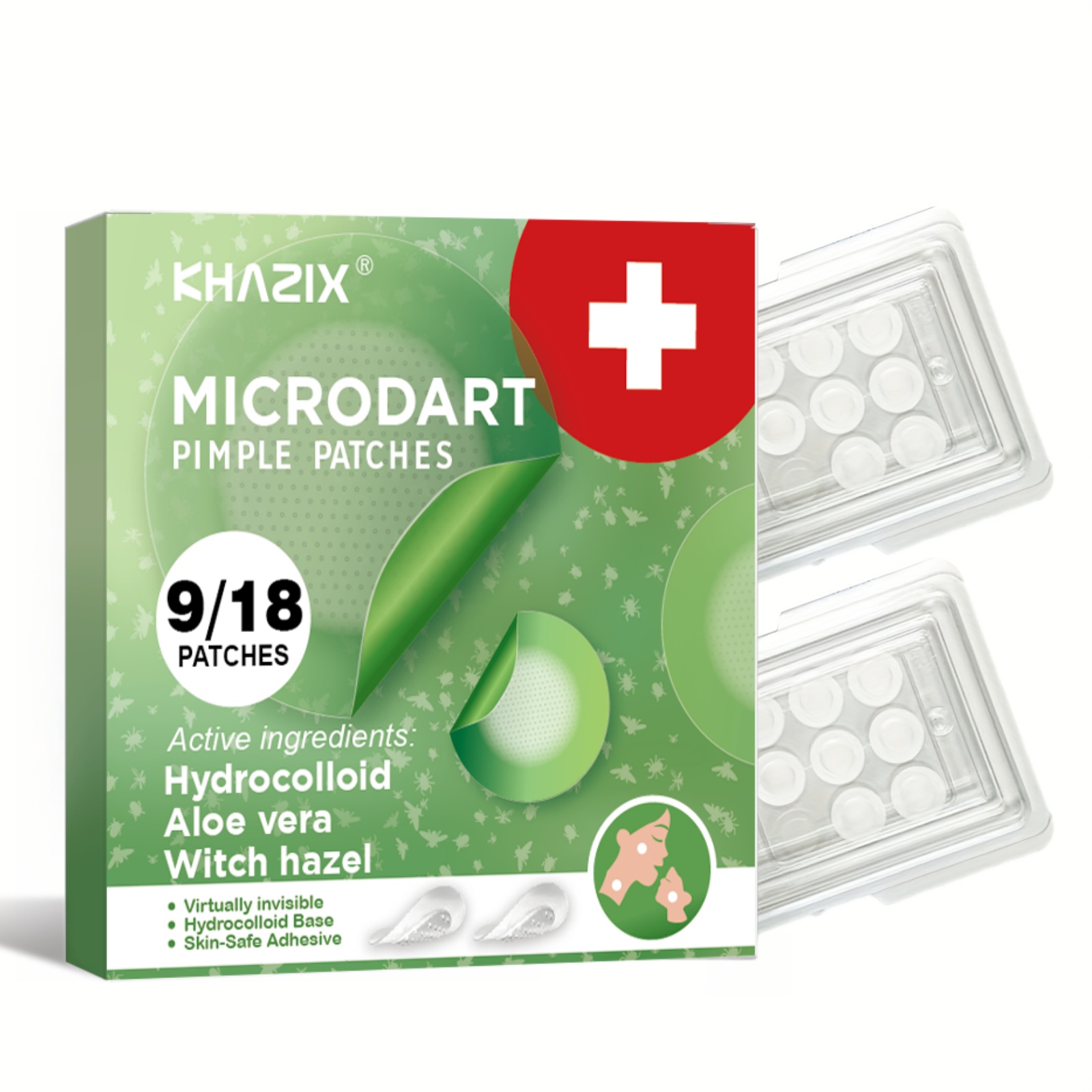Night Cream - Patches noturnos para acne com micro-dardo