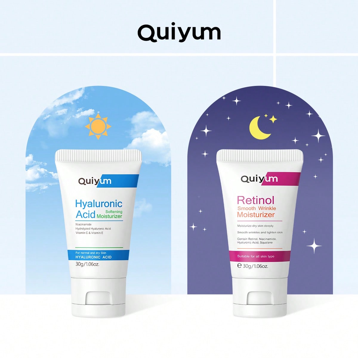 Retinol Cream - Conjunto de Hidratante Facial QUIYUM, Creme