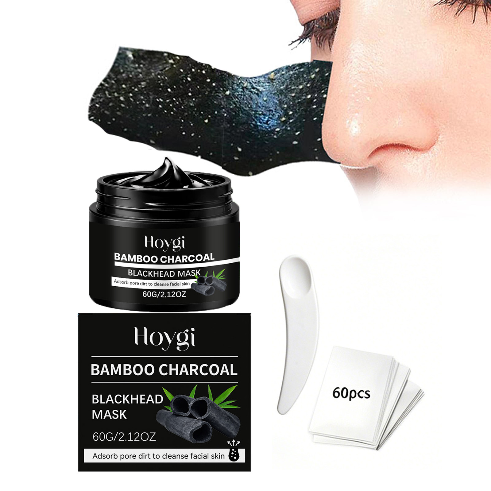 Skincare China - Máscara de Carvão de Bambu para