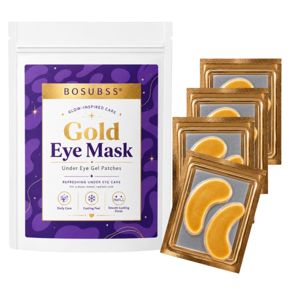 Face Moisturizer - Máscara para Olhos BOSUBSS 24K Gold,