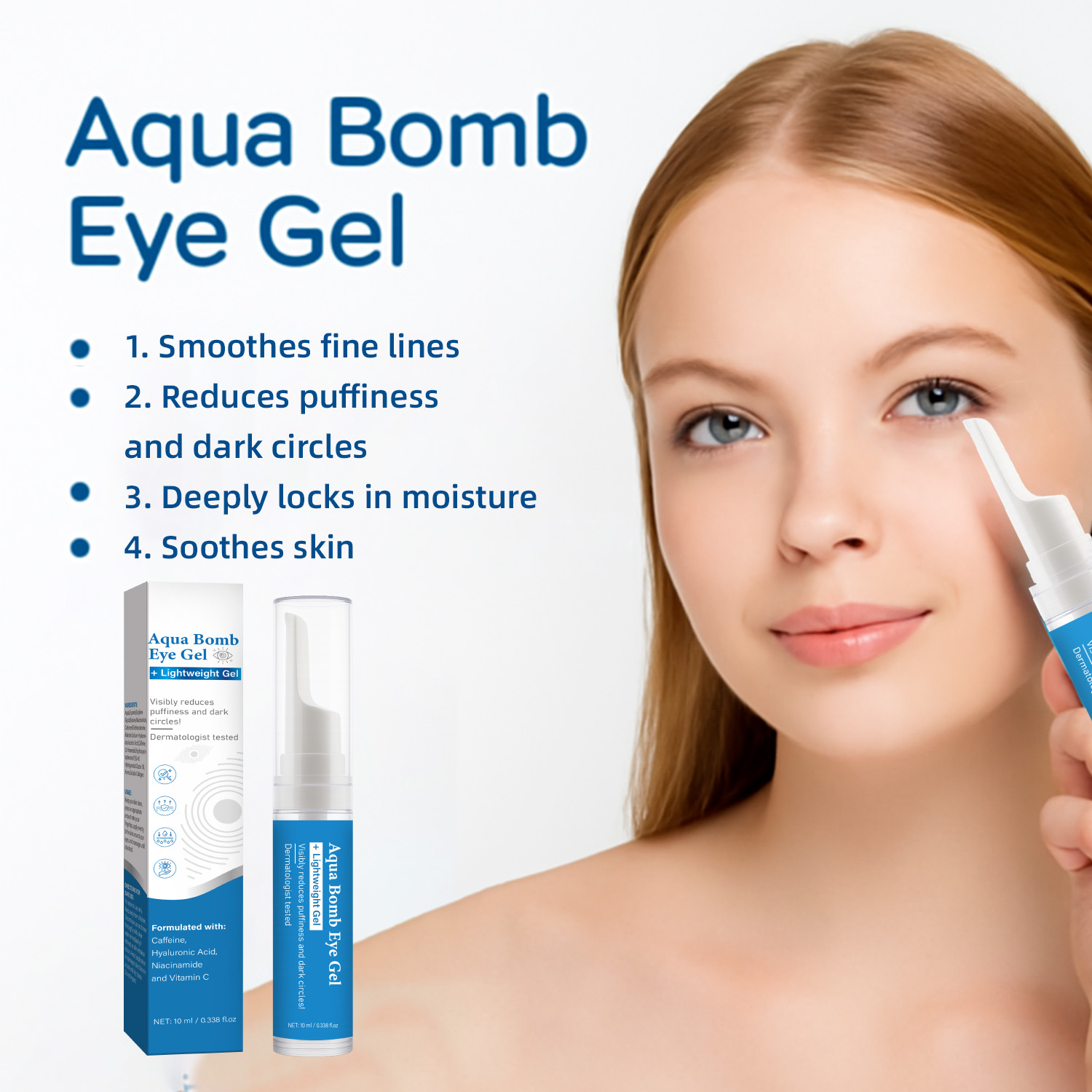 Vitamin C Serum - Gel para Olhos Aqua Cooling com
