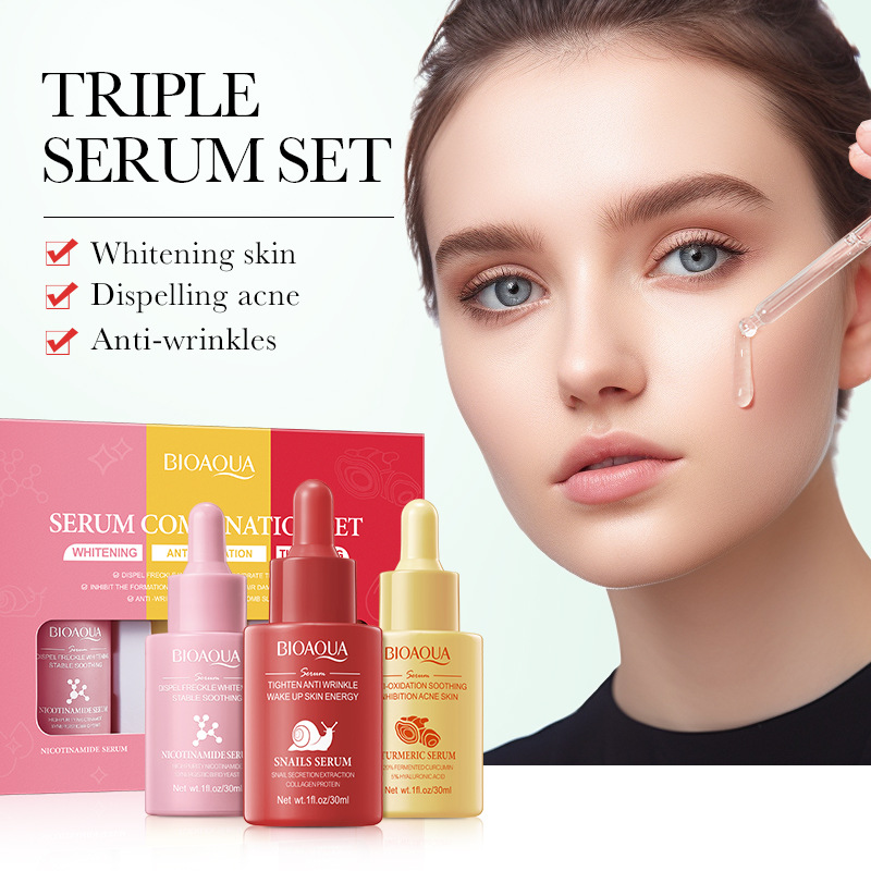 3 pçs/set BIOAQUA Vitamina C R - Vitamin C Serum avaliação e preço