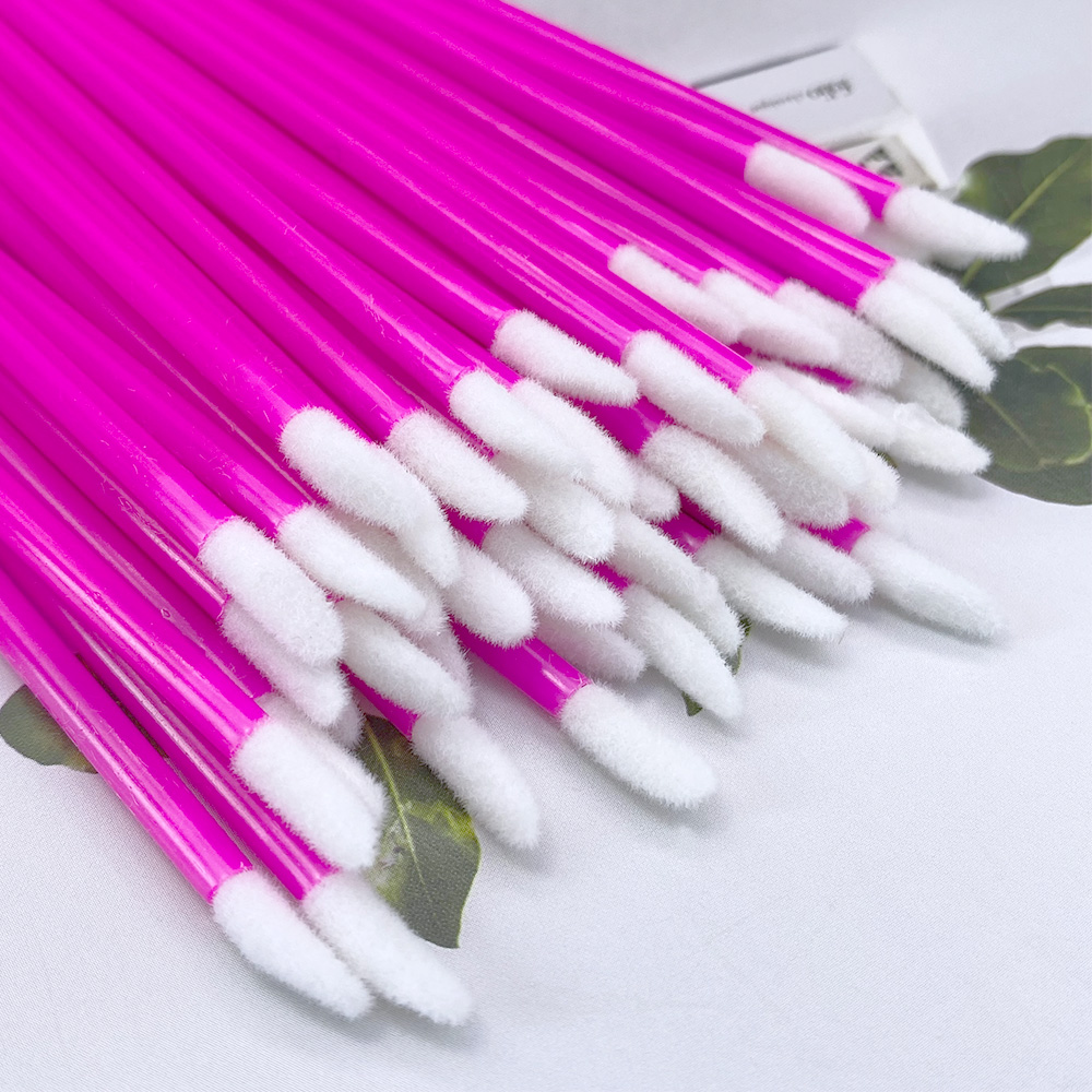 100 pçs escova labial descartá - Lip Balm avaliação e preço