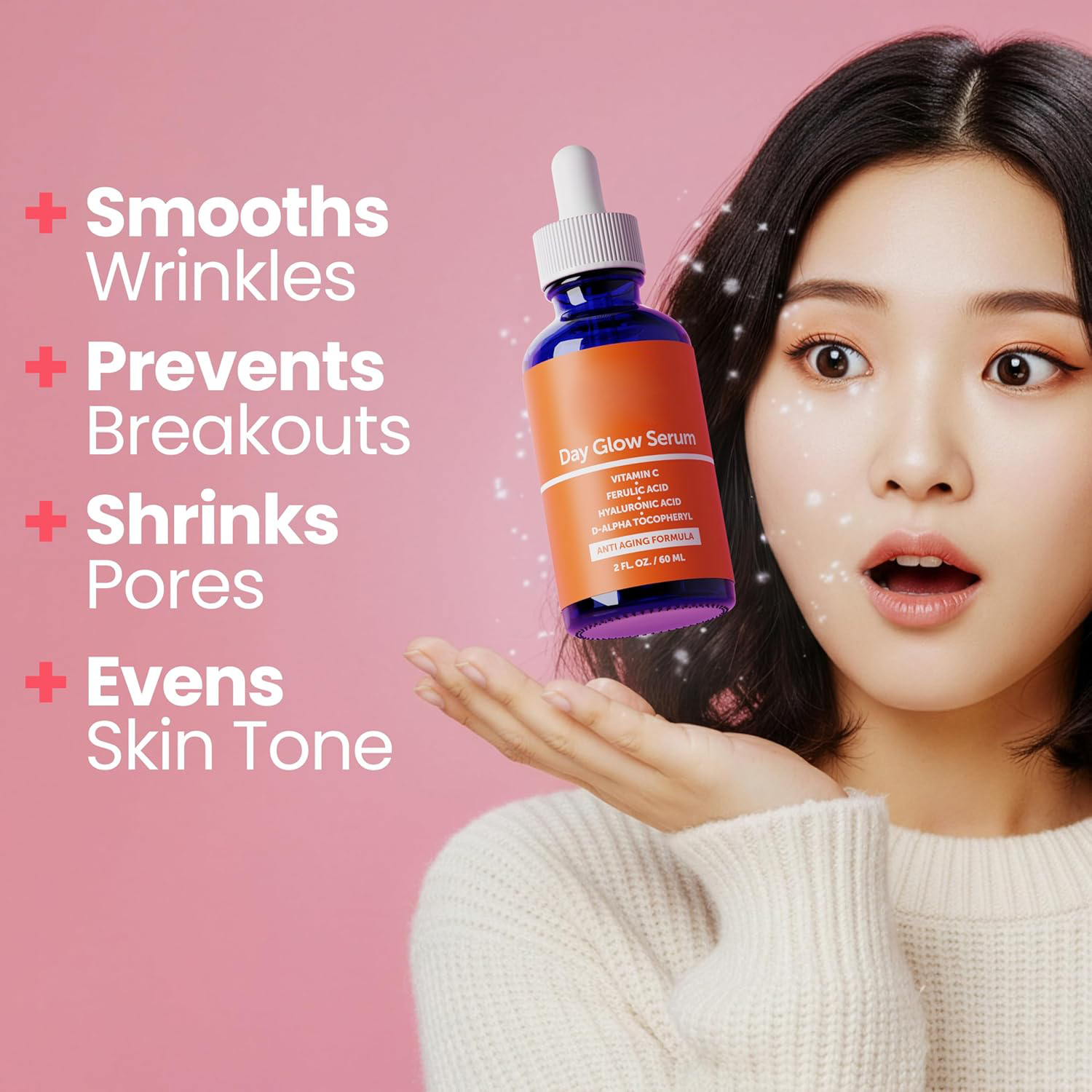 Sérum Facial Coreano com 20% d - Skincare Glowing avaliação e preço