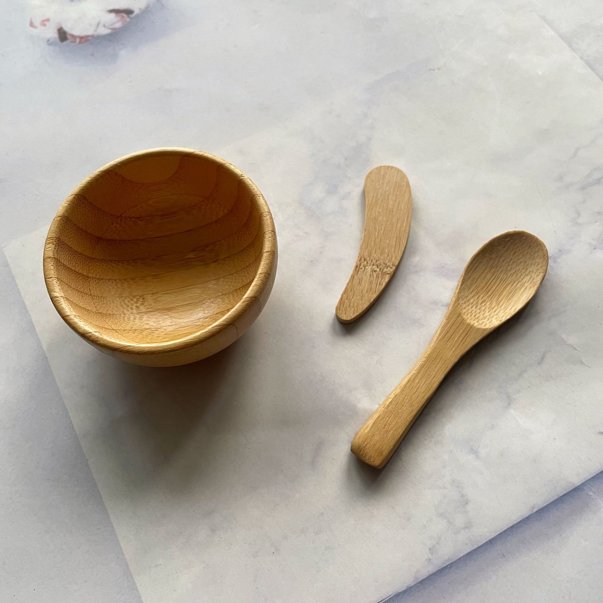Conjunto de Tigela de Bambu pa - Face Mask Skincare avaliação e preço