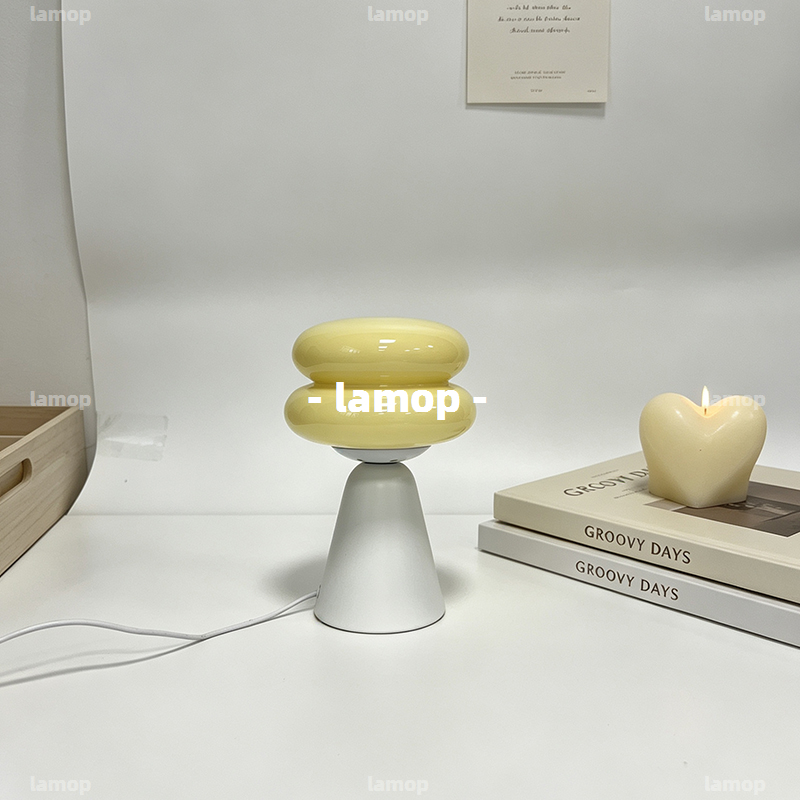 Luminária de Mesa Estilo Hambú - Night Cream avaliação e preço