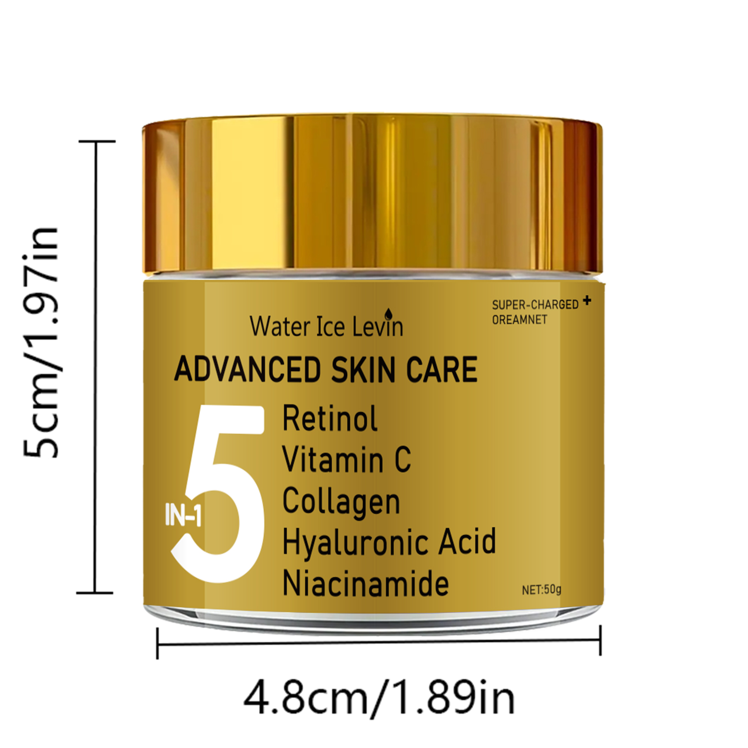 Creme Hidratante Facial 5 em 1 - Vitamin C Serum avaliação e preço