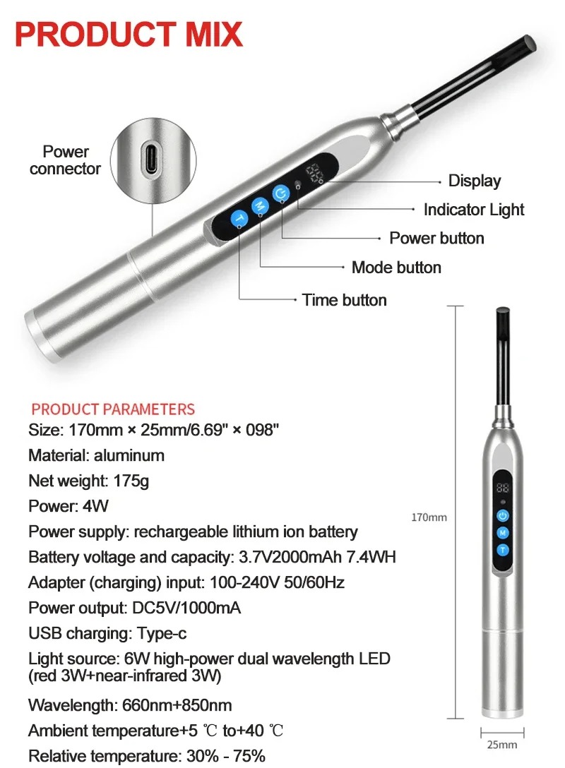 Dispositivo de terapia de luz  - Skincare Glowing avaliação e preço